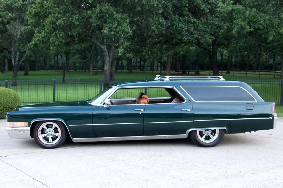 Cadillac DeVille 9-passenger Station Wagon by WISCO (B9114767) 1969 года  (фото 11 из 147)